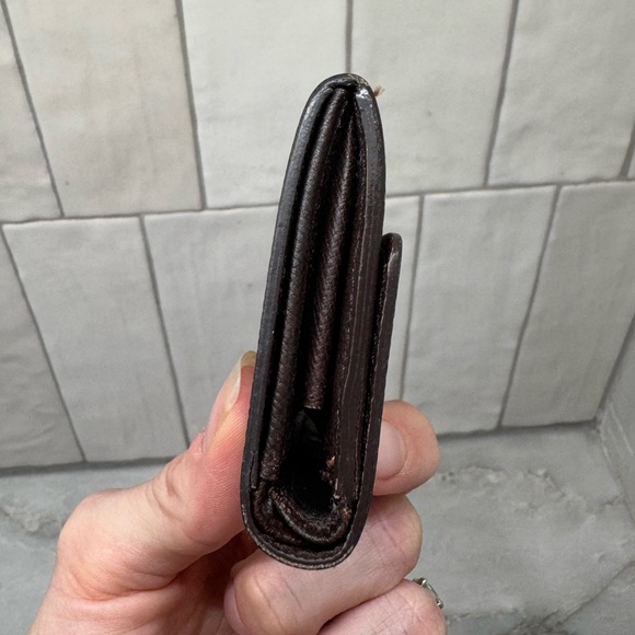 🔥 SOLD 🔥 Louis Vuitton Porte Monnaie Plat Damier Brown card case - Picture 5 of 16